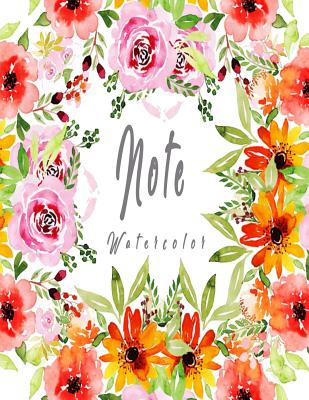 Note Watercolor: Floral Colorful