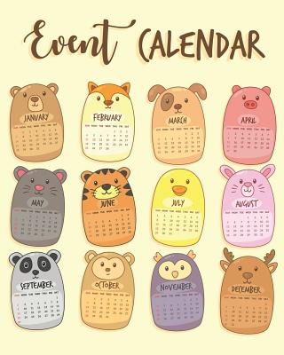 Event Calendar: Perpetual Calendar Record All Your Important Dates Date Keeper Christmas Card List for Birthdays Anniversaries & Celebrations