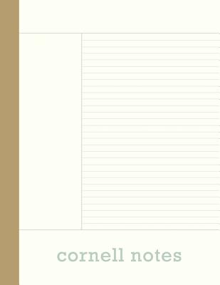Cornell Notes: Stylish 8 1/2 X 11 Notebook with 120 Pages of Cornell Method Note-Taking Paper for Students and Professionals
