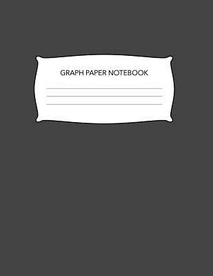 Graph Paper Notebook: Quad Ruled Notebook Graphing Paper Math and Science Composition Book for Students, 5 Squares Per Inch, Large, Grey Background
