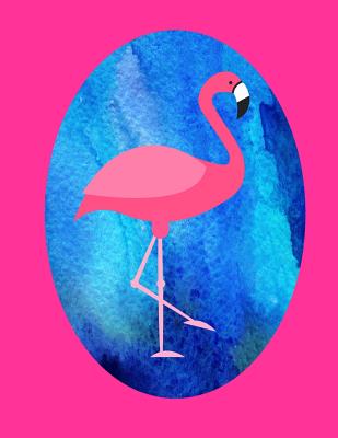 Cornell Notes Notebook: Pink Flamingo/Pink Large 8.5x11 140 Page Cornell Note Taking System for Students College-Ruled Softbound Glossy Cover