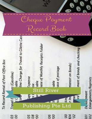 Cheque Payment Record Book