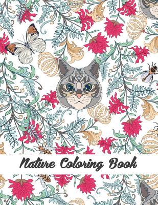 Nature Coloring Book: Animals, Flower, Ocean Coloring Book