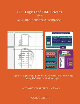 PLC Logics and HMI Screens for 4-20 mA Sensors Automation: A pratical approach to quantities measurement and monitoring using IEC 61131 - 3 Ladder Logic