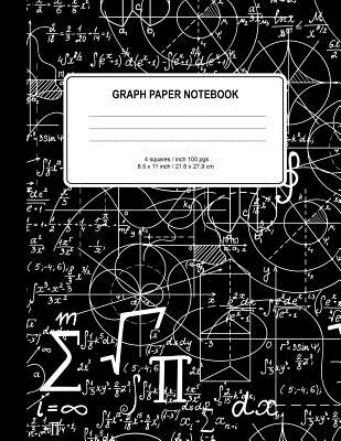 Graph Paper Notebook: Math Notebook Squared Graphing Paper Quad Ruled 100 Pages Large (8.5 x 11) Softbound Cover