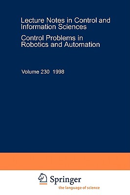 Control Problems in Robotics and Automation