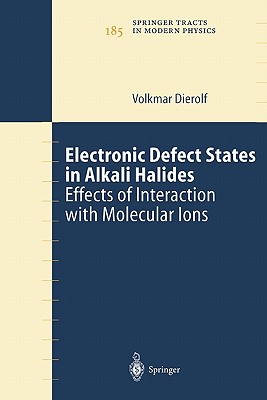 Electronic Defect States in Alkali Halides: Effects of Interaction with Molecular Ions