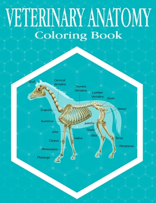 Veterinary Anatomy Coloring Book: 37+ Incredibly Highly Detailed Pictures Of Animals To Help You Make Your Studies Easier, More Fun And Stress-Relieving .Vol-1