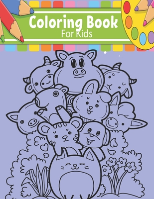 Coloring Book For Kids: Many Animals In Zoo and Good Imagine with Good Ideas for Painting and Relaxation Picture Sketching Activity with for Your Boys and Girls (Kids Age 4-8 Year)