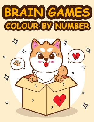 Brain Games Colour By Number: Let's Fun Mystery Colour by Numbers Animals and Things for children age 4-8