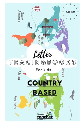 Country Based Letter Tracing Books for Kids: Letter Tracing Practice Books for Toddlers & Preschoolers(163 Pages)