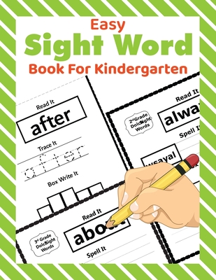 Easy Sight Word Book For Kindergarten: learn to read a magical sight words and phonics activity workbook - Kindergarten Workbook, 1st Grade Workbook and 2nd Grade Workbook